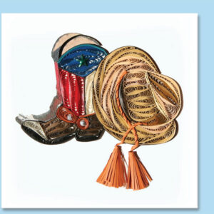 dw-73-cowboy hat-boot