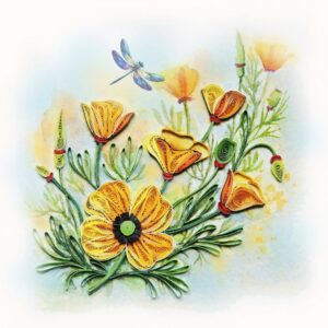 Poppy Flower, Yellow Flower